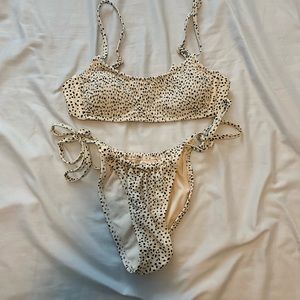 NWOT Dalmatian print bathing suit